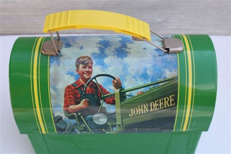 metal john deere lunch box|john deere lunchbox.